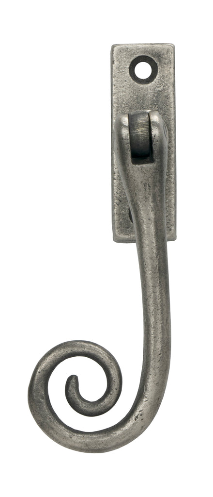 White background image of From The Anvil's Antique Pewter Slim Monkeytail Espag | From The Anvil