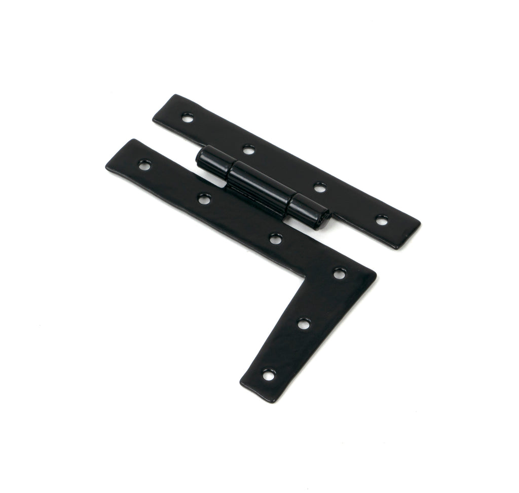 White background image of From The Anvil's Black HL Hinge (pair) | From The Anvil