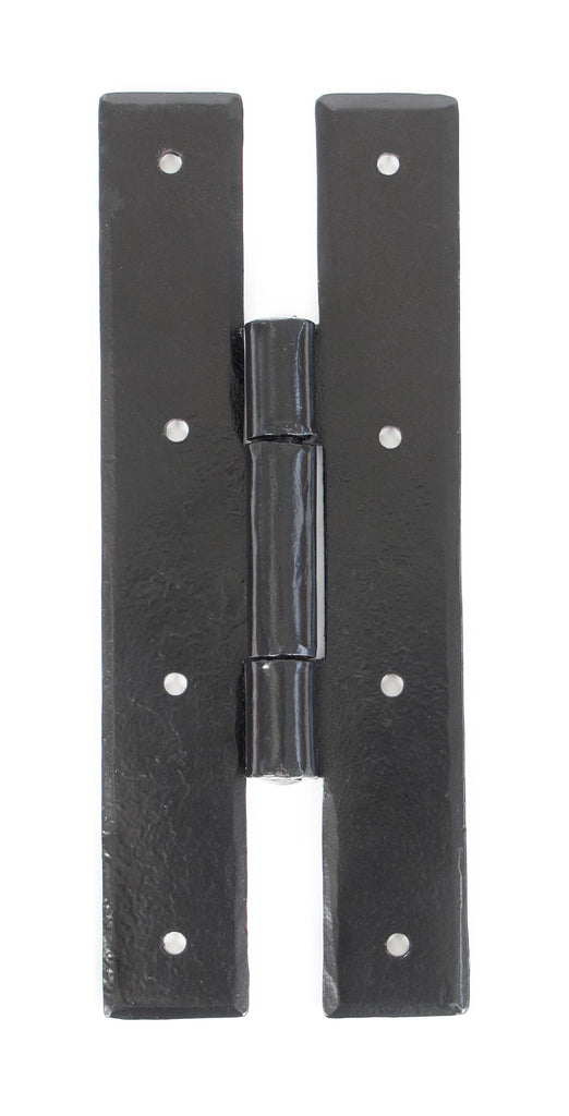 White background image of From The Anvil's Black H Hinge (pair) | From The Anvil