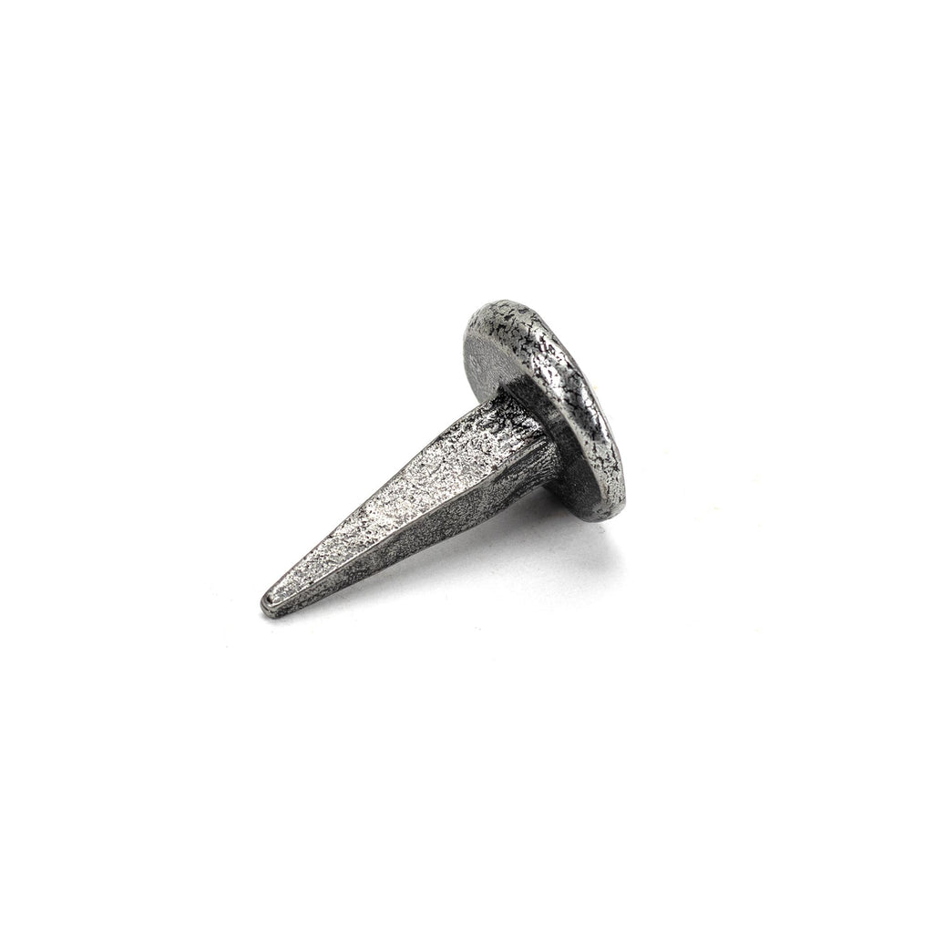 White background image of From The Anvil's Pewter Patina Handmade Nail | From The Anvil