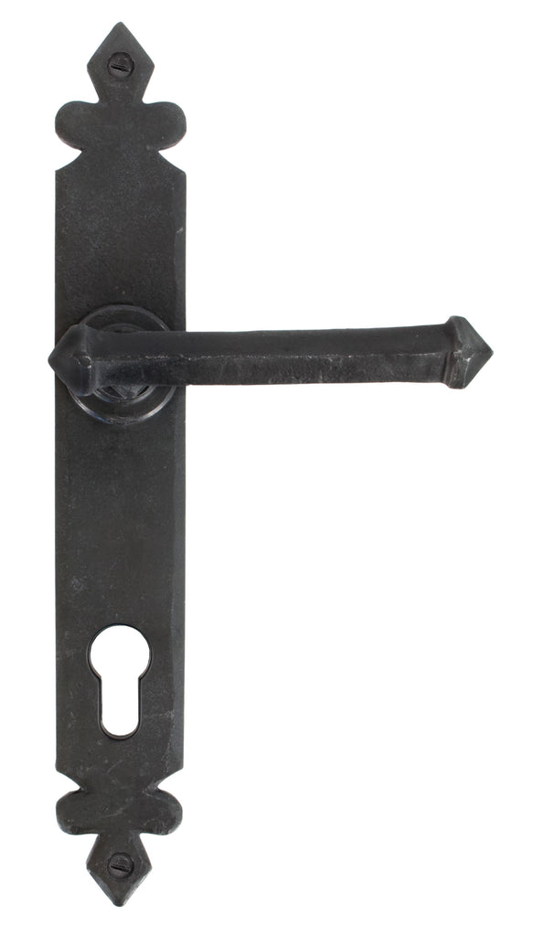 White background image of From The Anvil's Beeswax Tudor Lever Espag. Lock Set | From The Anvil