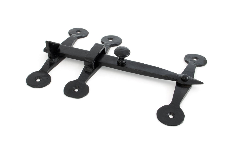 From The Anvil's Black Oxford Privacy Latch Set