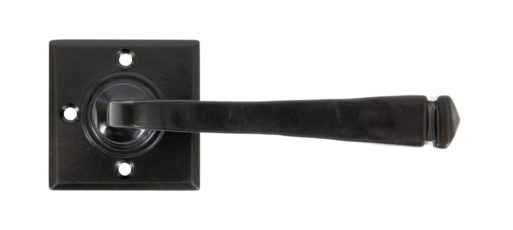 White background image of From The Anvil's Black Avon Lever on Rose Set (Sprung) | From The Anvil