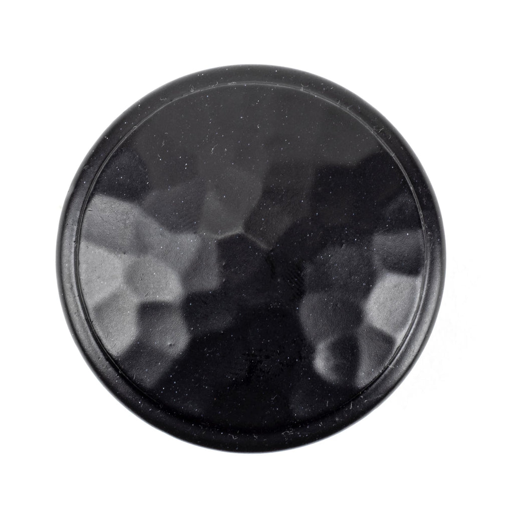 White background image of From The Anvil's Black Hammered Cabinet Knob | From The Anvil