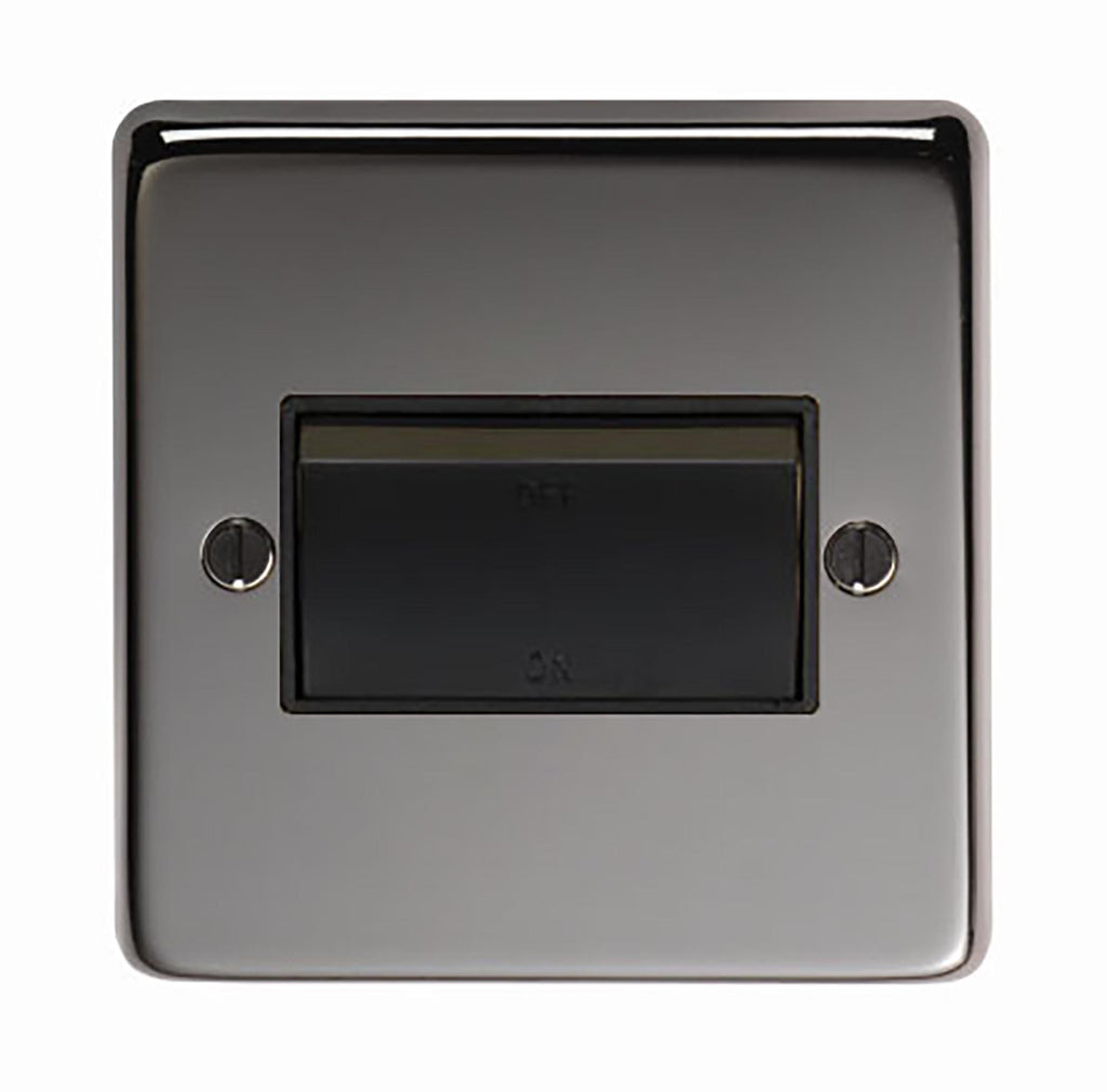 White background image of From The Anvil's Black Nickel BN Fan Isolator Switch | From The Anvil