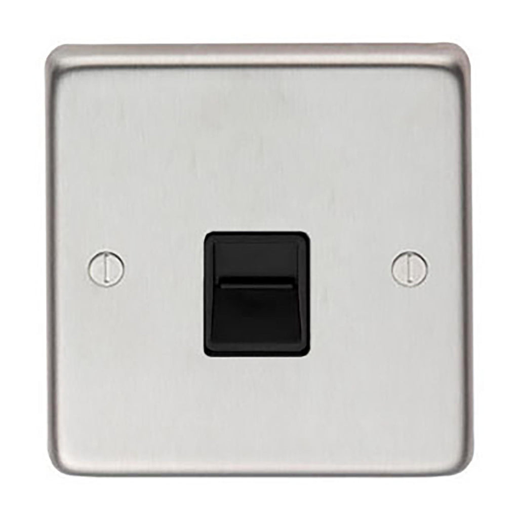 White background image of From The Anvil's Satin Stainless Steel Telephone Socket | From The Anvil