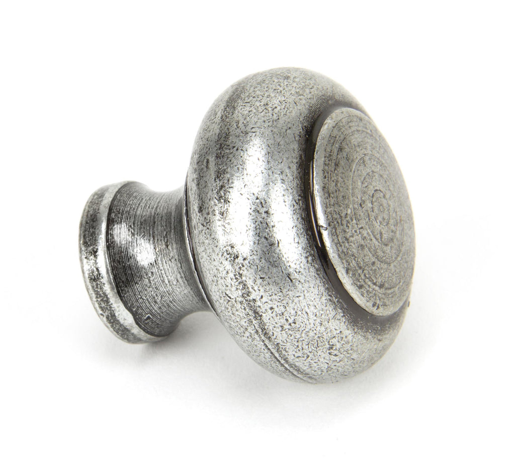 White background image of From The Anvil's Pewter Patina Regency Cabinet Knob | From The Anvil