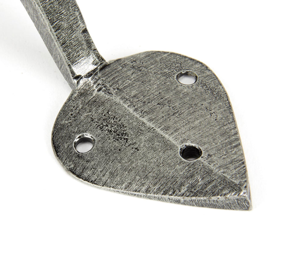 White background image of From The Anvil's Pewter Patina Shropshire Pull Handle | From The Anvil