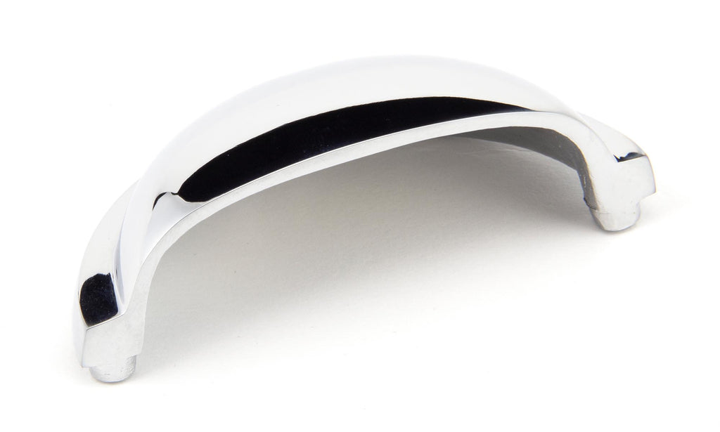 White background image of From The Anvil's Polished Chrome Regency Concealed Drawer Pull | From The Anvil
