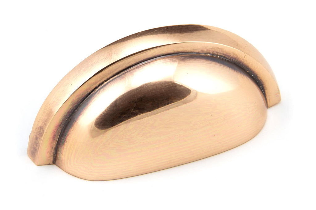 White background image of From The Anvil's Polished Bronze Regency Concealed Drawer Pull | From The Anvil