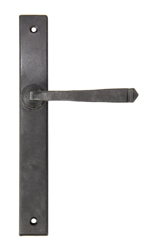 White background image of From The Anvil's External Beeswax Avon Slimline Lever Espag. Latch Set | From The Anvil