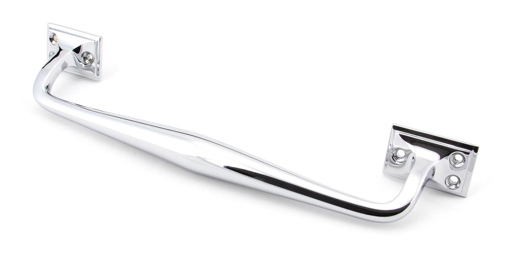White background image of From The Anvil's Polished Chrome Art Deco Pull Handle | From The Anvil