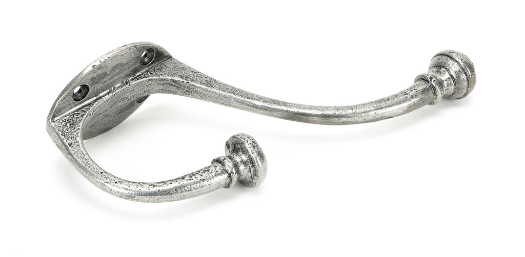 White background image of From The Anvil's Pewter Patina Hat & Coat Hook | From The Anvil