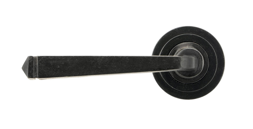 White background image of From The Anvil's External Beeswax Avon Round Lever on Rose Set (Sprung) | From The Anvil