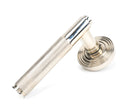 From The Anvil's Polished Nickel Brompton Lever on Rose Set (Sprung)