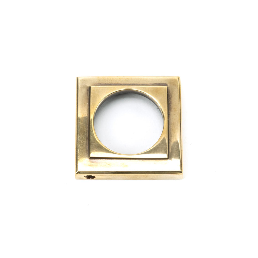 White background image of From The Anvil's Aged Brass Round Escutcheon | From The Anvil