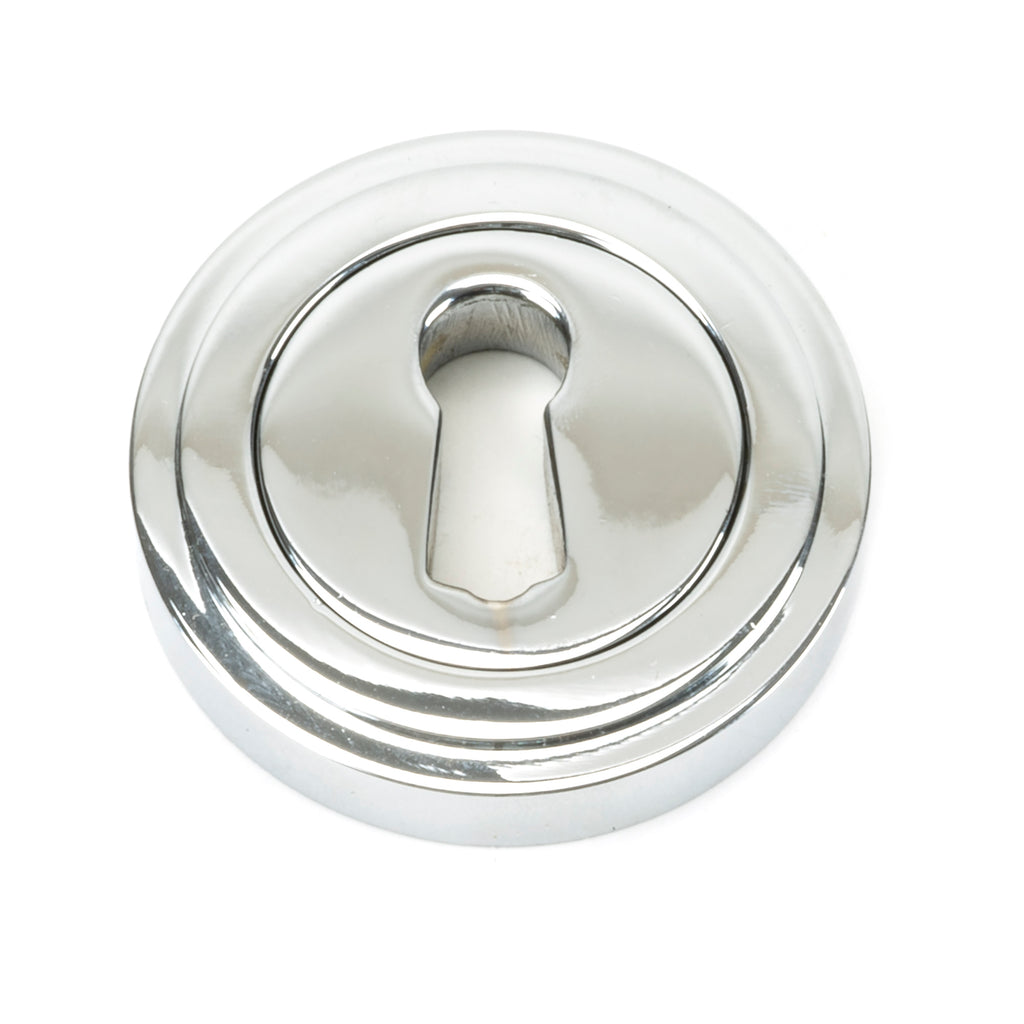 White background image of From The Anvil's Polished Chrome Round Escutcheon | From The Anvil