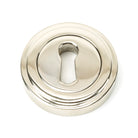 From The Anvil's Polished Nickel Round Escutcheon