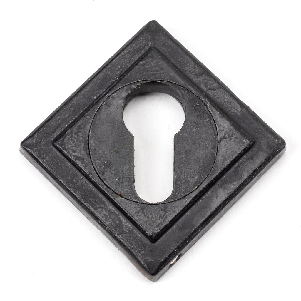 White background image of From The Anvil's External Beeswax Round Euro Escutcheon | From The Anvil