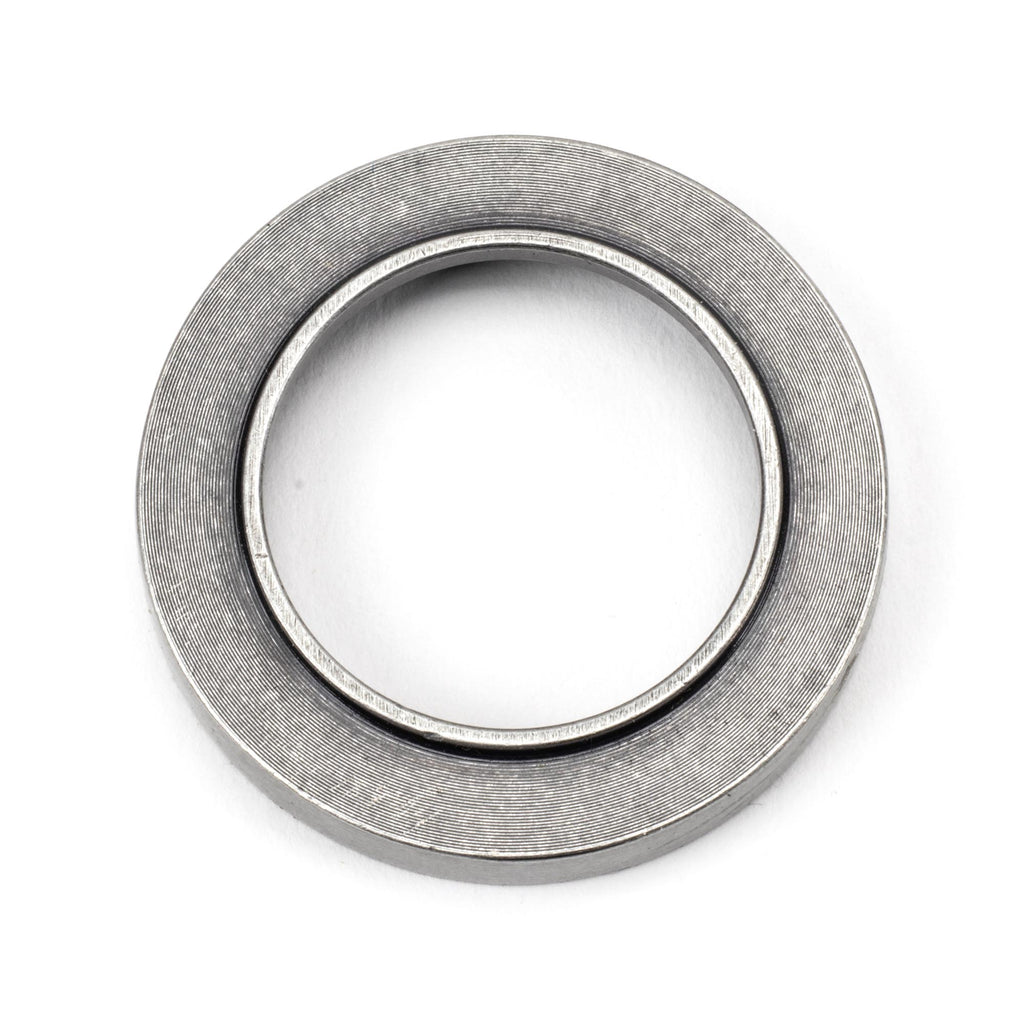 White background image of From The Anvil's Pewter Patina Round Euro Escutcheon | From The Anvil