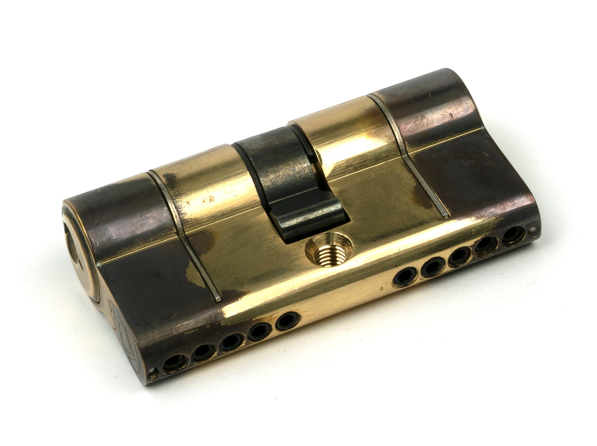 From The Anvil's Aged Brass 5 Pin Euro Cylinder