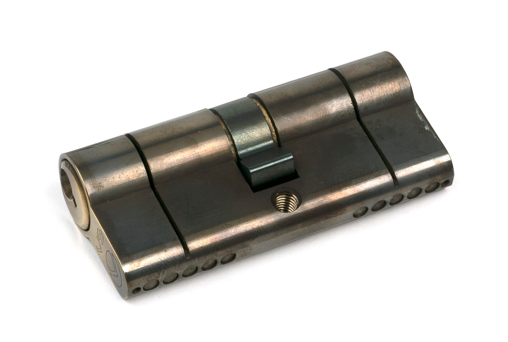 From The Anvil's Aged Brass 5 Pin Euro Cylinder