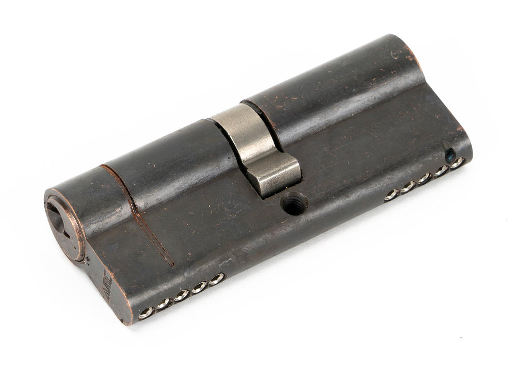 White background image of From The Anvil's Aged Bronze 5 Pin Euro Cylinder | From The Anvil