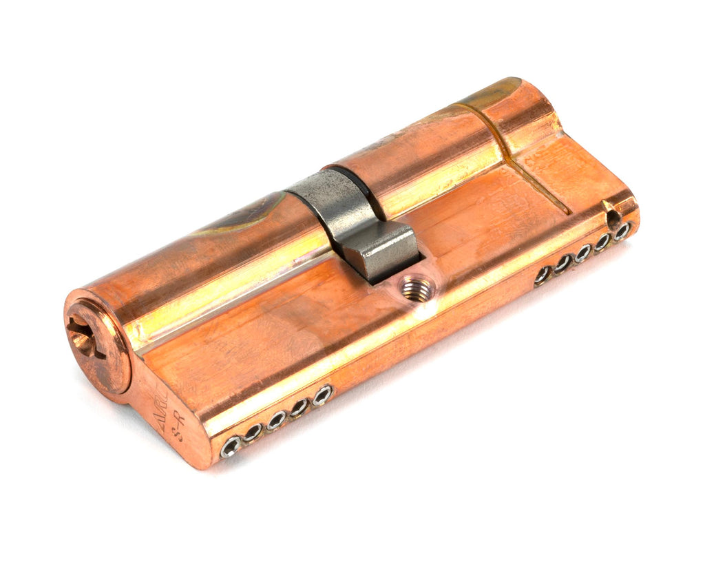 White background image of From The Anvil's Polished Bronze 5 Pin Euro Cylinder | From The Anvil
