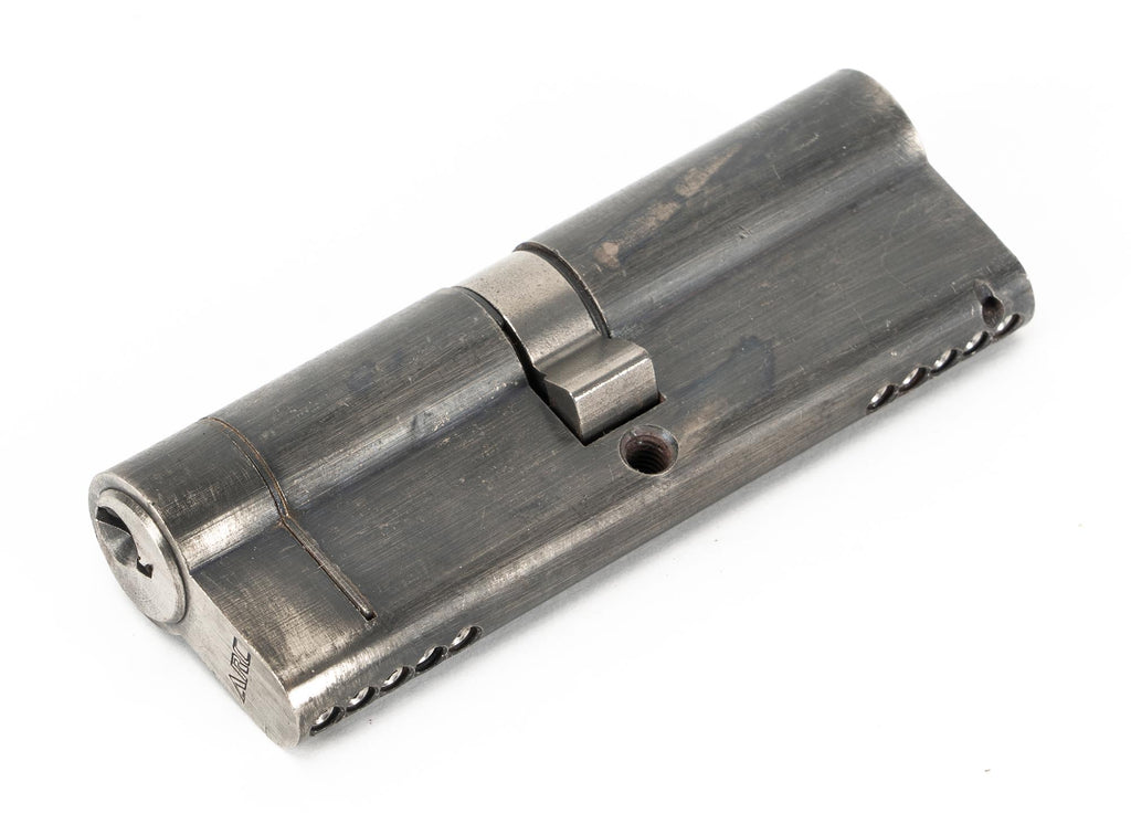 White background image of From The Anvil's Pewter 5 Pin Euro Cylinder | From The Anvil