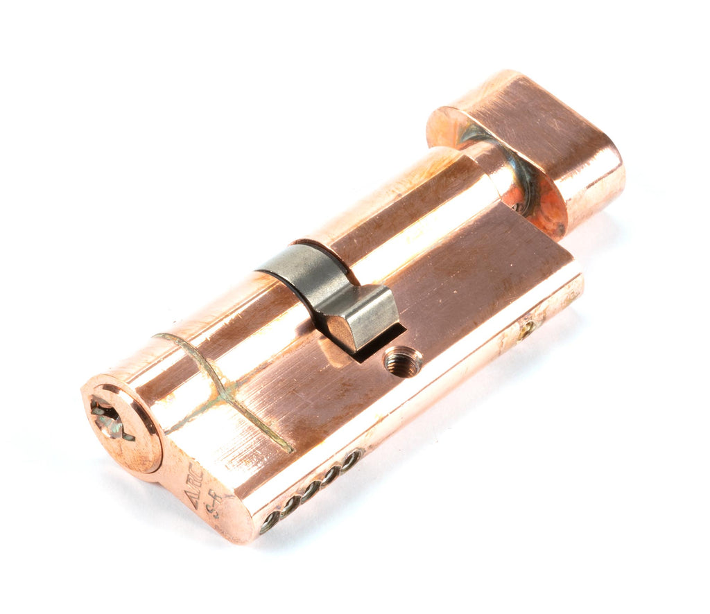 From The Anvil's Polished Bronze 5 Pin Euro Cylinder/Thumbturn