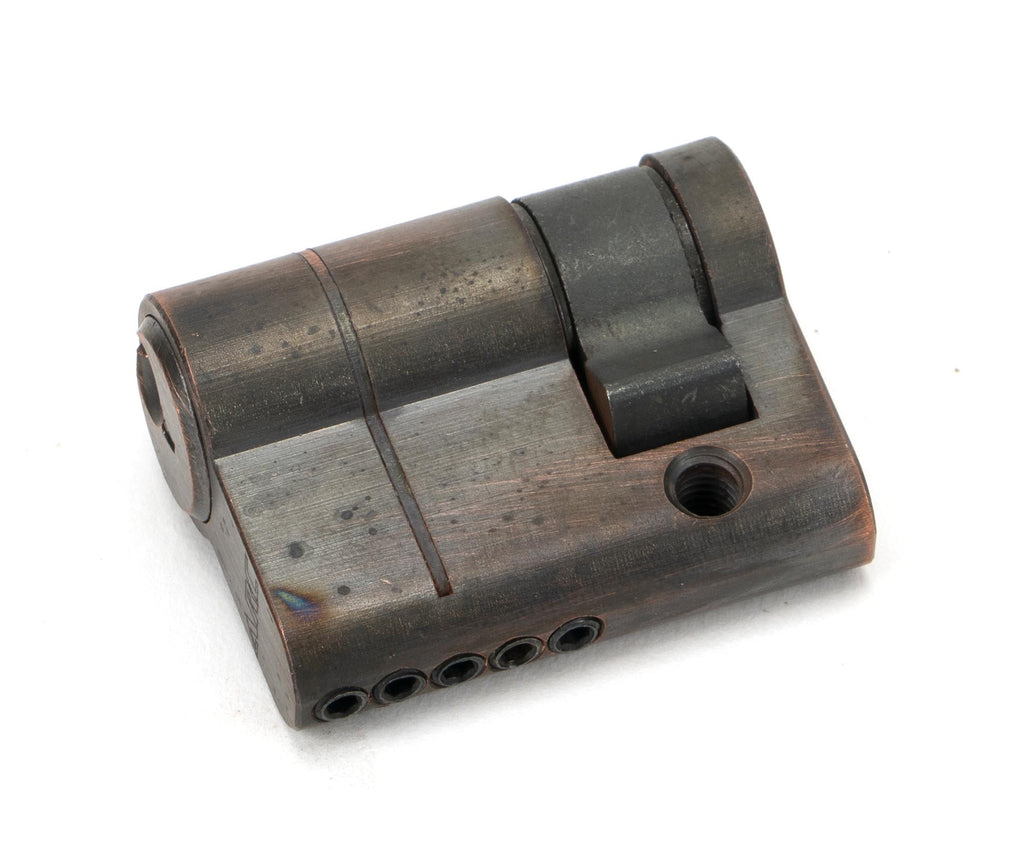 White background image of From The Anvil's Aged Bronze 5 Pin Single Cylinder | From The Anvil