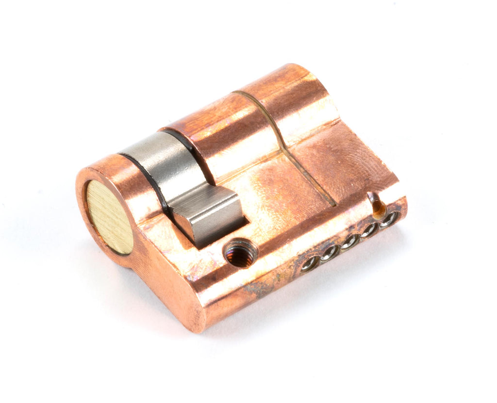 White background image of From The Anvil's Polished Bronze 5 Pin Single Cylinder | From The Anvil