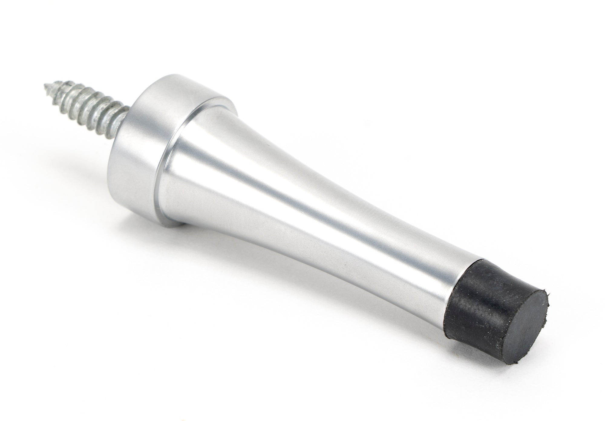 From The Anvil's Satin Chrome Projection Door Stop