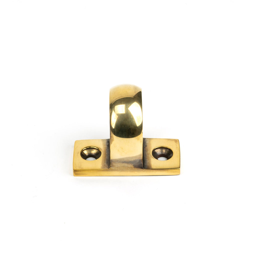 White background image of From The Anvil's Aged Brass Sash Eye Lift | From The Anvil