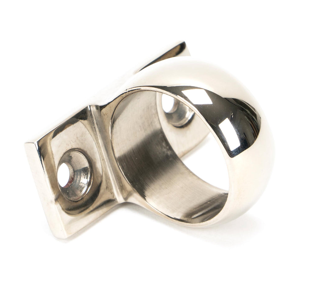 White background image of From The Anvil's Polished Nickel Sash Eye Lift | From The Anvil