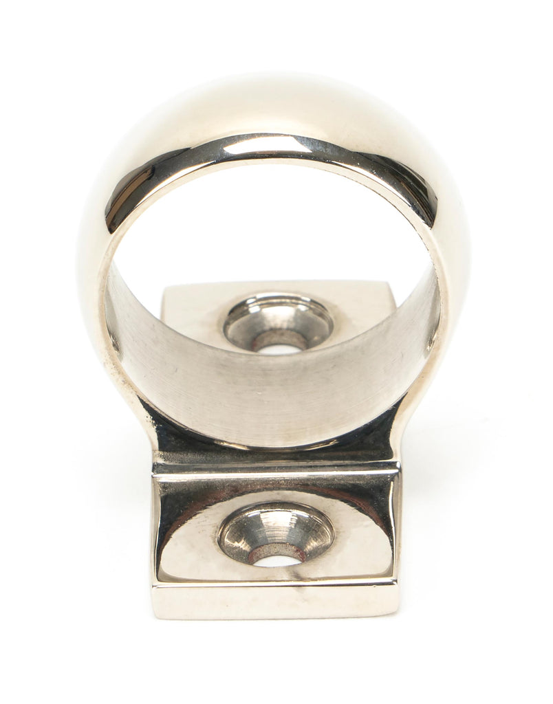 White background image of From The Anvil's Polished Nickel Sash Eye Lift | From The Anvil