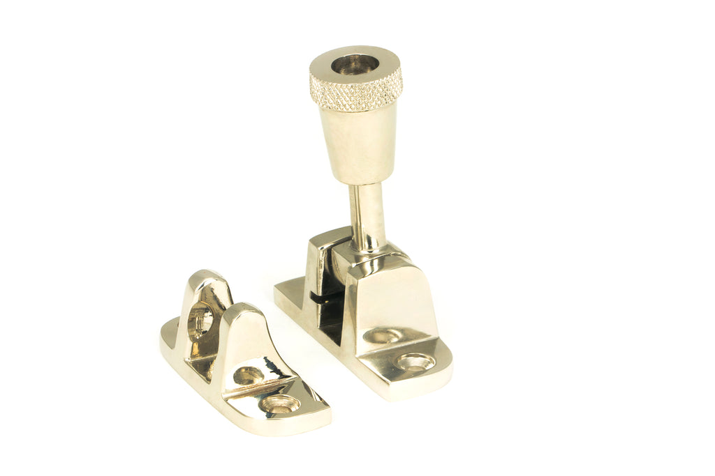 White background image of From The Anvil's Polished Nickel Brompton Brighton Fastener | From The Anvil