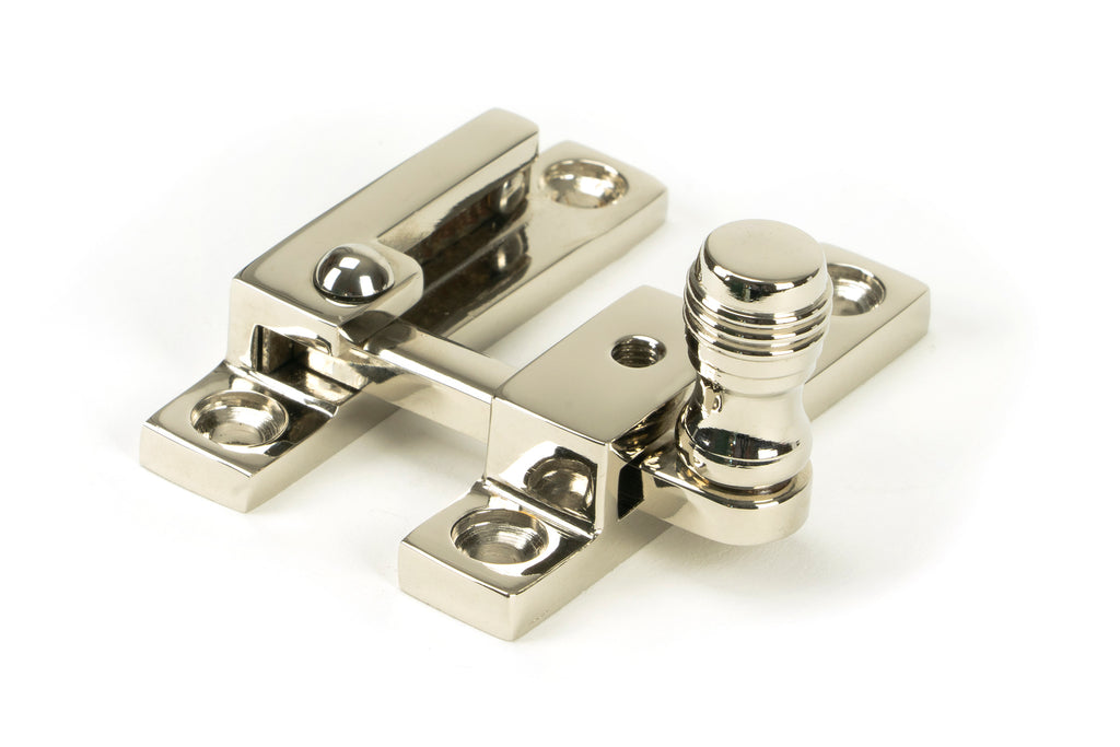 White background image of From The Anvil's Polished Nickel Prestbury Quadrant Fastener - Narrow | From The Anvil