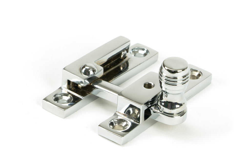 White background image of From The Anvil's Polished Chrome Prestbury Quadrant Fastener - Narrow | From The Anvil