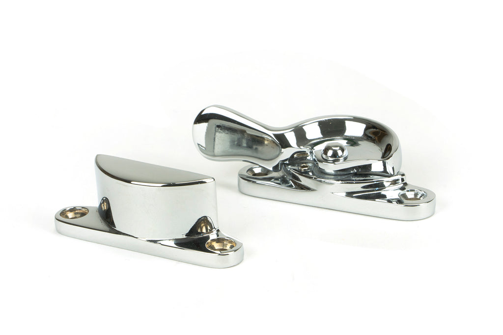 White background image of From The Anvil's Polished Chrome Fitch Fastener | From The Anvil