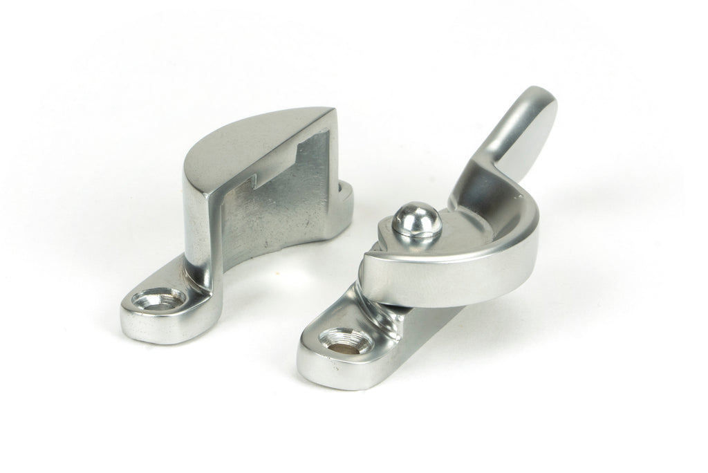 White background image of From The Anvil's Satin Chrome Fitch Fastener | From The Anvil