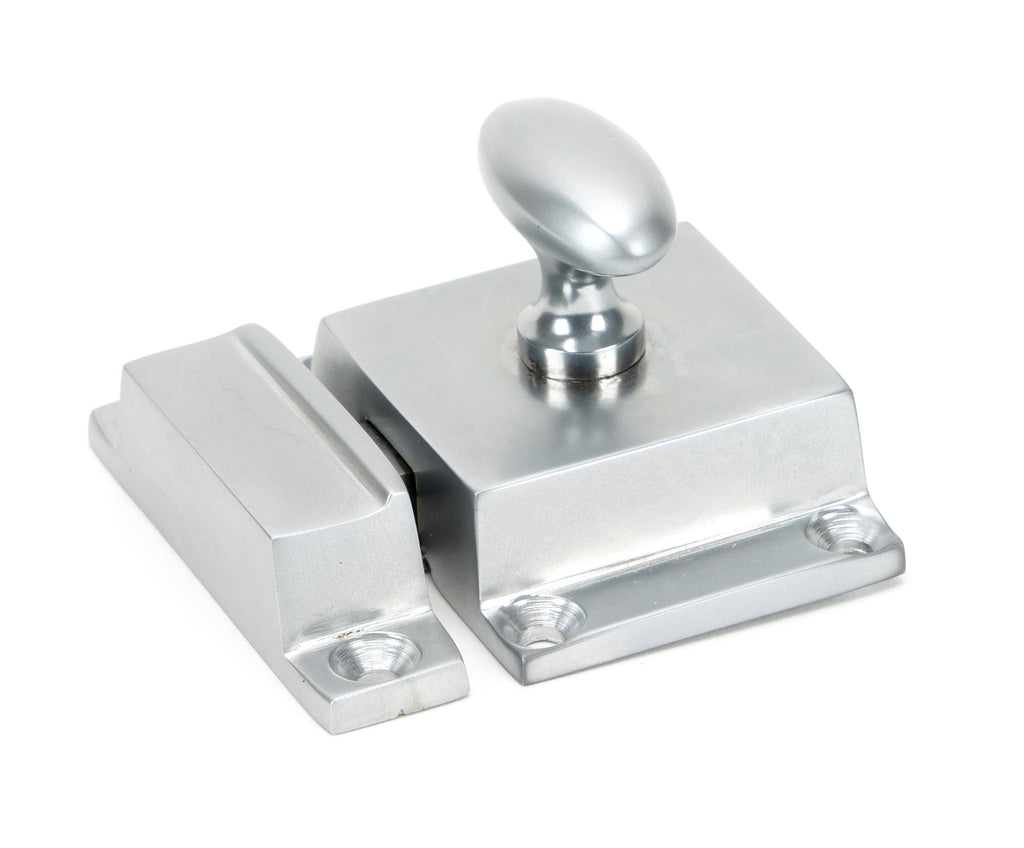 White background image of From The Anvil's Satin Chrome Cabinet Latch | From The Anvil