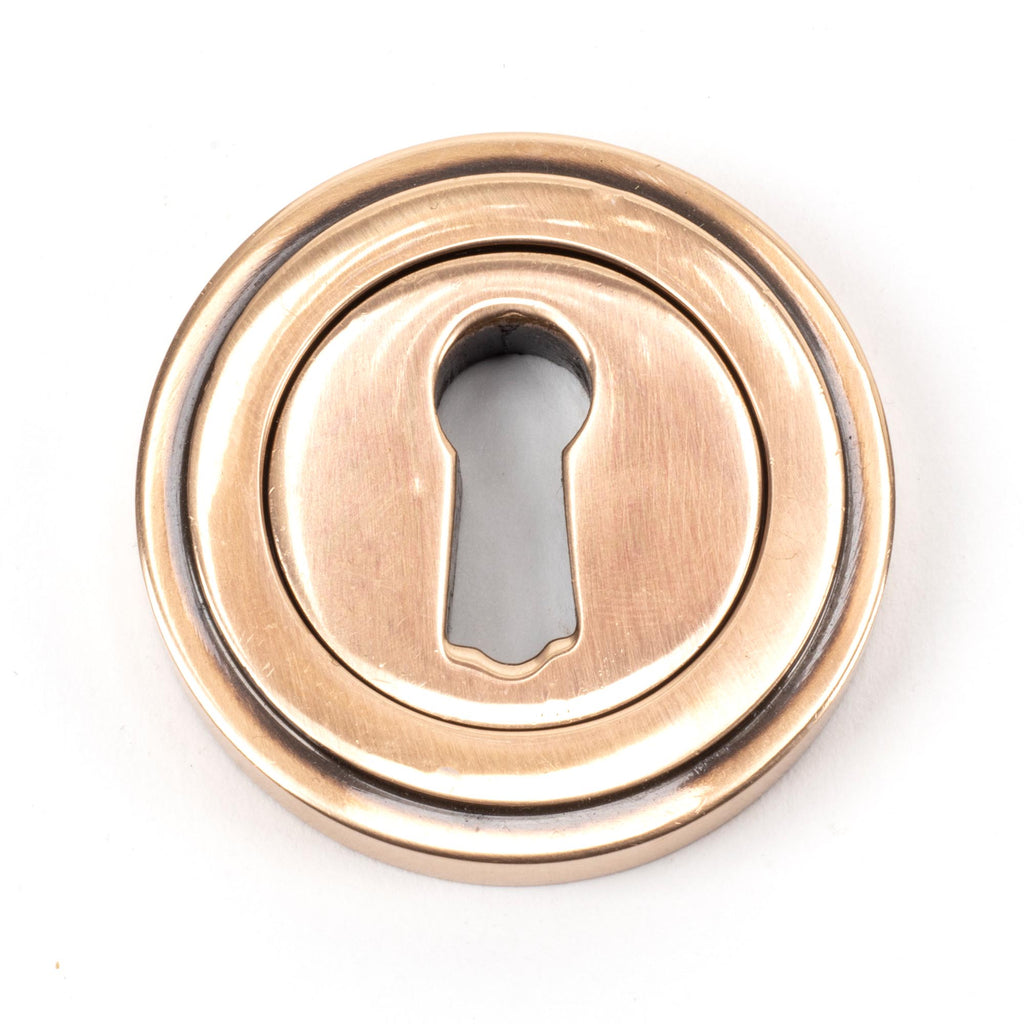 White background image of From The Anvil's Polished Bronze Round Escutcheon | From The Anvil