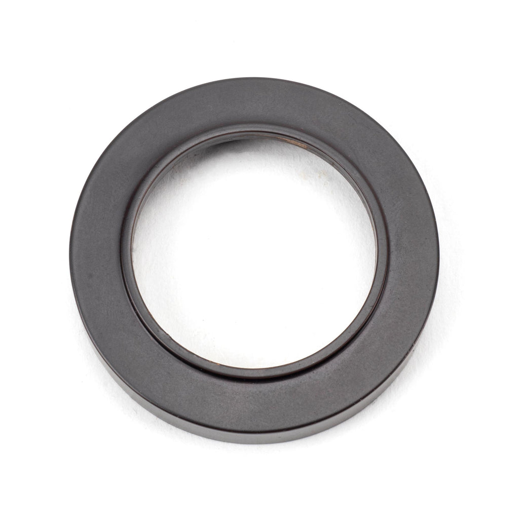White background image of From The Anvil's Aged Bronze Round Euro Escutcheon | From The Anvil