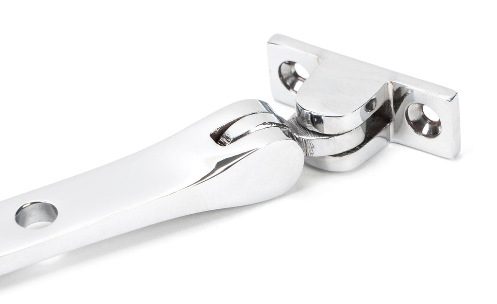 White background image of From The Anvil's Polished Chrome Hammered Newbury Stay | From The Anvil