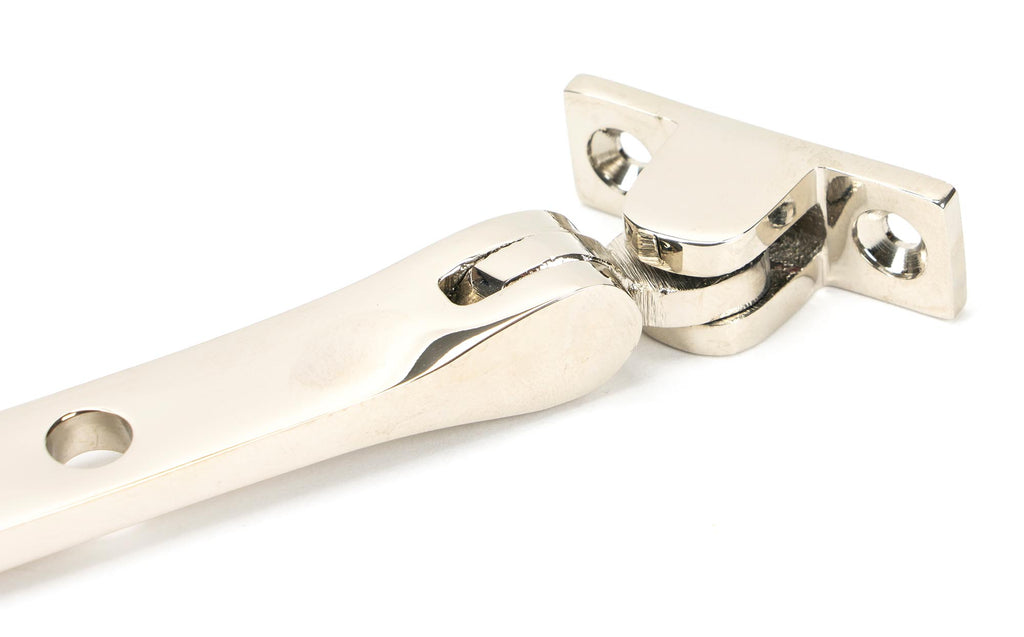White background image of From The Anvil's Polished Nickel Hammered Newbury Stay | From The Anvil