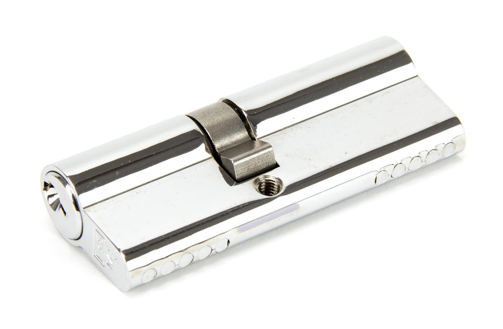 White background image of From The Anvil's Polished Chrome 5 Pin Euro Cylinder | From The Anvil