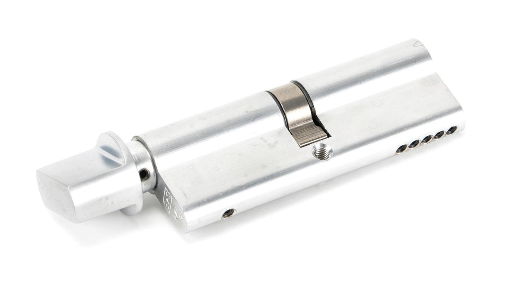 White background image of From The Anvil's Polished Chrome 5 Pin Euro Cylinder/Thumbturn | From The Anvil