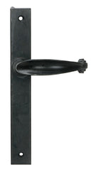 From The Anvil's External Beeswax Cottage Slimline Lever Espag. Latch Set