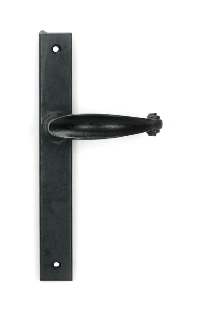 White background image of From The Anvil's External Beeswax Cottage Slimline Lever Espag. Latch Set | From The Anvil